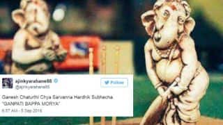 Ajinkya Rahane, others wish their fans Happy Ganesh Chaturthi